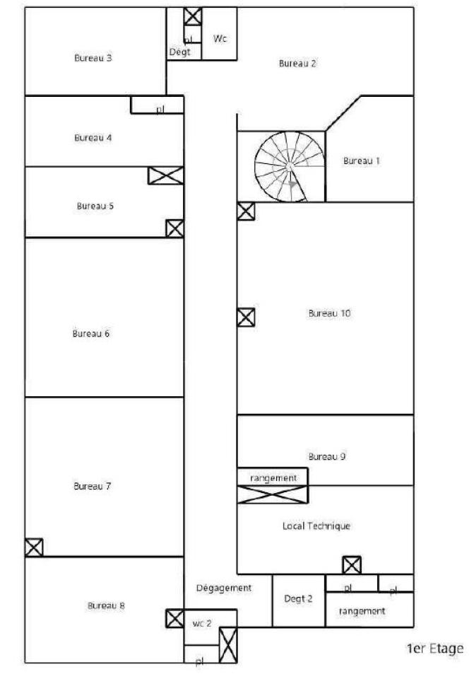 Bureau Lyon 374m² Vente bureau Lyon Rhône OVBUR2308642 10